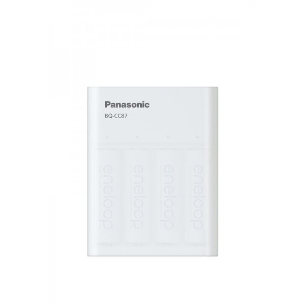 Зарядний пристрій Panasonic Eneloop ready USB in/out з функцією Power Bank (BQ-CC87USB Eco)