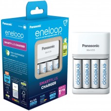 Зарядний пристрій Panasonic Smart-Quick Charger + Eneloop AA/HR06 Ni-Mh 2000 мАh 4 шт. (K-KJ55MCD40E)