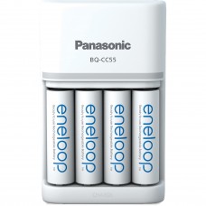 Зарядний пристрій Panasonic Smart-Quick Charger + Eneloop AA/HR06 Ni-Mh 2000 мАh 4 шт. (K-KJ55MCD40E)