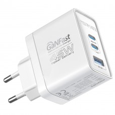 Зарядний пристрій Promate PowerPort 45W White (powerport-45.white)