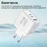 Зарядний пристрій Promate PowerPort 45W White (powerport-45.white) Зарядний пристрій Promate PowerPort 45W White (powerport-45.white)