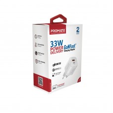 Зарядний пристрій Promate PowerPort-33 White (powerport-33.white)
