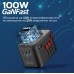 Зарядний пристрій Promate TripMate-GaN100 100W Black (tripmate-gan100)