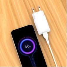 Зарядний пристрій SkyDolphin SC36V (1USB, 2.4A) White (SDMZP-000118) + кабель microUSB
