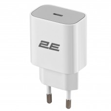 Мережевий зарядний пристрій 2E (1USB 3A) 25W White (2E-WC1USBC25W-W)