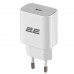 Мережевий зарядний пристрій 2E (1USB 3A) 25W White (2E-WC1USBC25W-W)