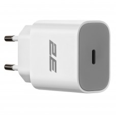 Мережевий зарядний пристрій 2E (1USB 3A) 25W White (2E-WC1USBC25W-W)