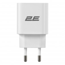 Мережевий зарядний пристрій 2E (1USB 3A) 30W White (2E-WC1USBC30W-W)