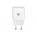 Мережевий зарядний пристрій 2E (1USB 3A) White (2E-WC1USBC20W-W)