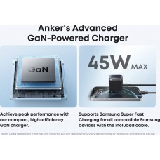 Мережевий зарядний пристрій Anker Nano Charger 45W USB-C Black (A2692L11)