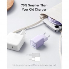 Мережевий зарядний пристрій Anker PowerPort 511 Nano III White, 30 W USB Type-C (A2147G21)