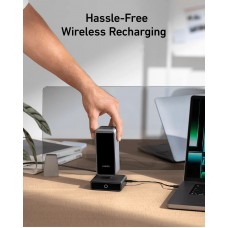 Мережевий зарядний пристрій Anker Prime 100W, 2xUSB-C, 1xUSB-A, Pogo pin Black (A1902311)