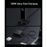 Мережевий зарядний пристрій Anker Prime 100W, 2xUSB-C, 1xUSB-A, Pogo pin Black (A1902311) Мережевий зарядний пристрій Anker Prime 100W, 2xUSB-C, 1xUSB-A, Pogo pin Black (A1902311)