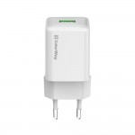 Мережевий зарядний пристрій ColorWay 1USB Quick Charge 3.0 (18W) V2 White (CW-CHS063Q-WT) Мережевий зарядний пристрій ColorWay 1USB Quick Charge 3.0 (18W) V2 White (CW-CHS063Q-WT)