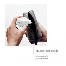 Мережевий зарядний пристрій ColorWay 1USB Quick Charge 3.0 (18W) V2 White (CW-CHS063Q-WT)