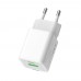 Мережевий зарядний пристрій ColorWay GaN Mini 20W PD Port PPS USB (Type-C PD + USB QC4.0) White (CW-CHS062PD-WT)