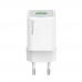 Мережевий зарядний пристрій ColorWay GaN Mini 20W PD Port PPS USB (Type-C PD + USB QC4.0) White (CW-CHS062PD-WT)