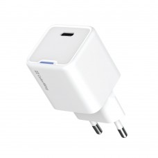 Мережевий зарядний пристрій ColorWay GaN Mini 25W PD Port PPS USB-C White (CW-CHS052PD-WT)