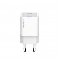 Мережевий зарядний пристрій ColorWay GaN Mini 25W PD Port PPS USB-C White (CW-CHS052PD-WT)