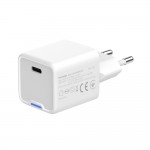 Мережевий зарядний пристрій ColorWay GaN Mini 25W PD Port PPS USB-C White (CW-CHS052PD-WT) Мережевий зарядний пристрій ColorWay GaN Mini 25W PD Port PPS USB-C White (CW-CHS052PD-WT)