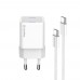 Мережевий зарядний пристрій ColorWay GaN Mini 25W PD Port PPS USB-C White (CW-CHS052PDC-WT) + кабель USB Type-C