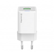 Мережевий зарядний пристрій ColorWay GaN Mini 30W PD Port PPS USB (Type-C PD + USB QC4.0) White (CW-CHS053PD-WT)