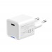 Мережевий зарядний пристрій ColorWay GaN Mini 30W PD Port PPS USB-C White (CW-CHS054PD-WT)