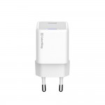 Мережевий зарядний пристрій ColorWay GaN Mini 35W PD Port PPS USB-C White (CW-CHS056PD-WT)