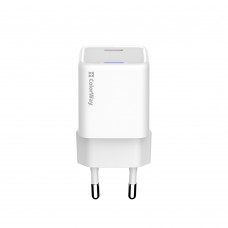 Мережевий зарядний пристрій ColorWay GaN Mini 35W PD Port PPS USB-C White (CW-CHS056PD-WT)