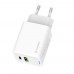 Мережевий зарядний пристрій ColorWay GaN Mini 45W PD Port PPS USB (Type-C PD + USB QC4.0) White (CW-CHS060PD-WT)
