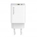 Мережевий зарядний пристрій ColorWay GaN Mini 45W PD Port PPS USB (Type-C PD + USB QC4.0) White (CW-CHS060PD-WT)