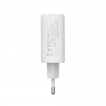 Мережевий зарядний пристрій ColorWay GaN Mini 50W PD Port PPS USB (Type-C PD 30W + Type-C PD 20W) White (CW-CHS050PD-WT) Мережевий зарядний пристрій ColorWay GaN Mini 50W PD Port PPS USB (Type-C PD 30W + Type-C PD 20W) White (CW-CHS050PD-WT)