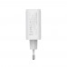 Мережевий зарядний пристрій ColorWay GaN Mini 50W PD Port PPS USB (Type-C PD 30W + Type-C PD 20W) White (CW-CHS050PD-WT)