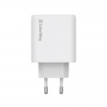Мережевий зарядний пристрій ColorWay GaN Mini 50W PD Port PPS USB (Type-C PD 30W + Type-C PD 20W) White (CW-CHS050PD-WT) Мережевий зарядний пристрій ColorWay GaN Mini 50W PD Port PPS USB (Type-C PD 30W + Type-C PD 20W) White (CW-CHS050PD-WT)