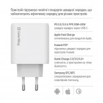 Мережевий зарядний пристрій ColorWay GaN Mini 50W PD Port PPS USB (Type-C PD 30W + Type-C PD 20W) White (CW-CHS050PD-WT) Мережевий зарядний пристрій ColorWay GaN Mini 50W PD Port PPS USB (Type-C PD 30W + Type-C PD 20W) White (CW-CHS050PD-WT)