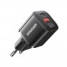 Мережевий зарядний пристрій Essager Camber 20W USB A + Type C Black (ECTAC-HMB01-P)