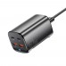 Мережевий зарядний пристрій Essager Collection 67W GaN (2xUSB-A, 2xUSB-C) Black (ECT2AC-JYB0G-Z)