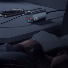 Мережевий зарядний пристрій Essager Collection 67W GaN (2xUSB-A, 2xUSB-C) Black (ECT2AC-JYB0G-Z) Мережевий зарядний пристрій Essager Collection 67W GaN (2xUSB-A, 2xUSB-C) Black (ECT2AC-JYB0G-Z)