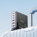 Мережевий зарядний пристрій Essager Engine 85W GaN (3xUSB-A, 3xUSB-C) Black (EZC85W-SXB0G-Z)