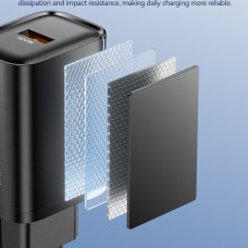 Мережевий зарядний пристрій Essager Flash 45W USB-A QC Black (ECT45W-RPB01-Z)