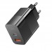 Мережевий зарядний пристрій Essager Pinchen 33W USB A + TYPE C Black (ECTAC-PCB01-P)