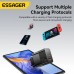 Мережевий зарядний пристрій Essager Pinchen 33W USB A + TYPE C Black (ECTAC-PCB01-P)