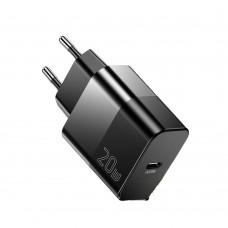 Мережевий зарядний пристрій Essager Travel Charger 20W USB-C Black (E20JSB1-SYTT1-T) + кабель USB Type-C Мережевий зарядний пристрій Essager Travel Charger 20W USB-C Black (E20JSB1-SYTT1-T) + кабель USB Type-C