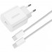 Мережевий зарядний пристрій Essager Vanjane 20W USB-C White (EFJB02-JSTT2-T) + кабель USB Type-C