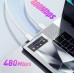 Мережевий зарядний пристрій Essager Vanjane 20W USB-C White (EFJB02-JSTT2-T) + кабель USB Type-C