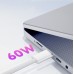 Мережевий зарядний пристрій Essager Vanjane 20W USB-C White (EFJB02-JSTT2-T) + кабель USB Type-C