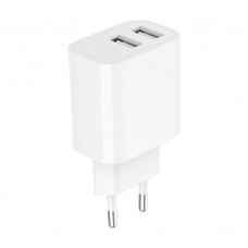 Мережевий зарядний пристрій Gembird (2USBх2.4A 12W) White (TA-UC-2A12-01)