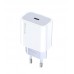 Мережевий зарядний пристрій Grand-X (1xUSB-C 20W) QC4.0, PD 3.0, FCP, AFC White (CH-770)