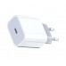 Мережевий зарядний пристрій Grand-X (1xUSB-C 20W) QC4.0, PD 3.0, FCP, AFC White (CH-770)