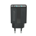 Мережевий зарядний пристрій Grand-X CH-15B (2xUSB 2.1A) Black (CH-15B)